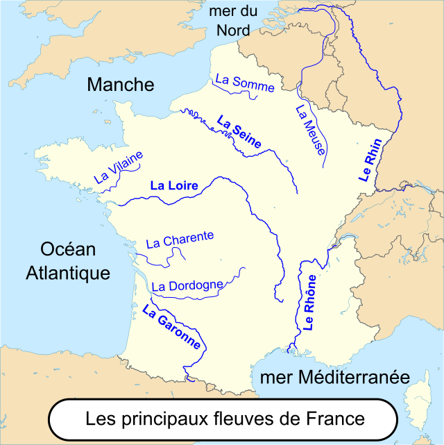 principaux flves de france